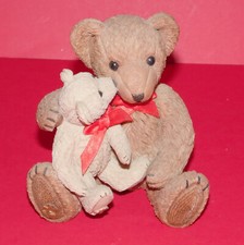 BEAU BEARS * Frances & Emily Hand Painted Bears Figurine * 4" (10cm) Tall 