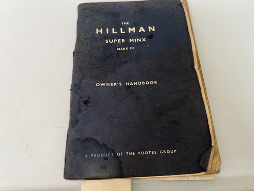 Hillman super minx - hillman,
