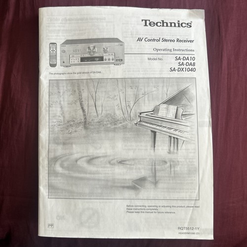 Technics da8 da10 - technics, sa-da10
