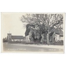 TRIMLEY Suffolk, St Marys & St Martins Churches RP Postcard, Unused