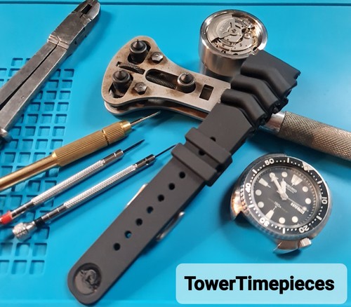 Seiko divers 22mm - rubber, watch