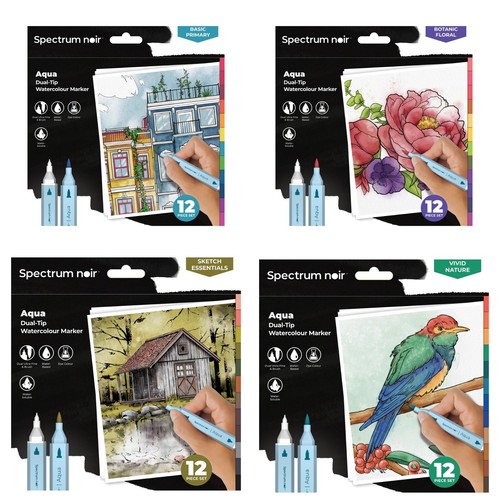 Spectrum noir aqua dual tip - -,