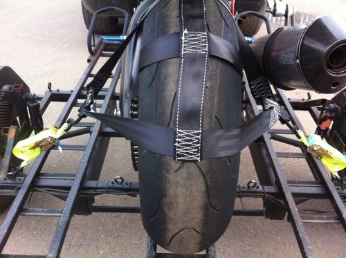 Motorcycle transport tie down - motorcycle,