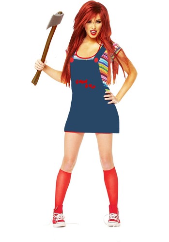 Girls chucky doll - girls, costume