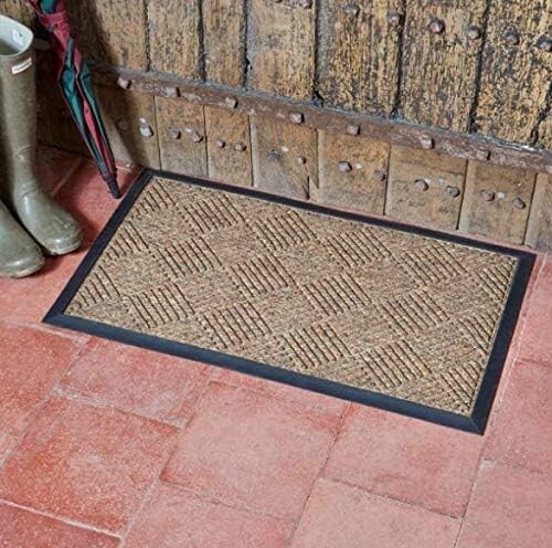 Non slip door - mat, natural
