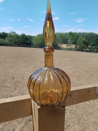 Empoli amber glass - amber,
