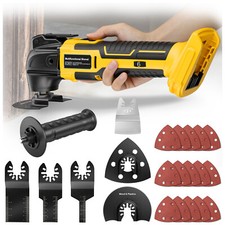Cordless Multi Tool Oscillating Sander Cutter 6 Speeds for Dewalt 18V Battery UK