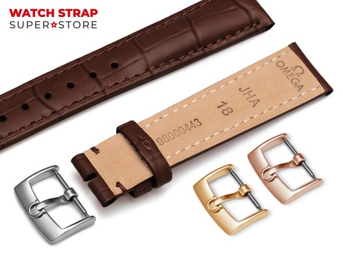 18mm omega watch dark - dark, brown