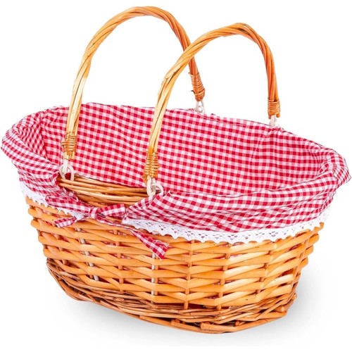 Easter picnic wicker shopping - easter,,