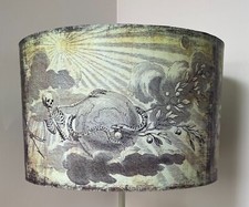 Grim Reeper Lampshade,Halloween vintage, shabby chic,