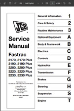 3230 PLUS JCB FASTRAC TRACTOR Service Repair WorkShop Manual PDF USB