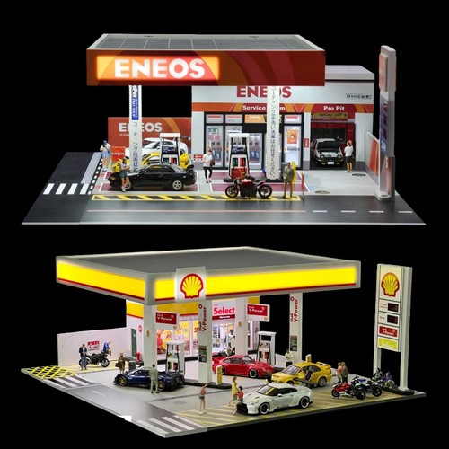 Diorama car garage model - diorama, 1:64