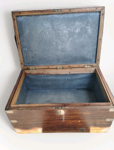 Antique trunk camphorwood - trunk,