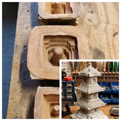Latex fibreglass pagoda - latex,