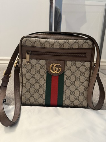 Gucci men leather crossbody - gucci,