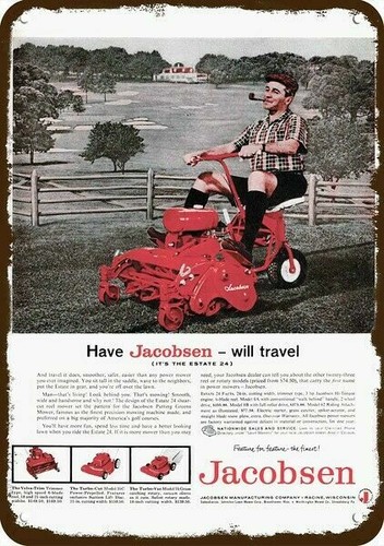 1959 jacobsen riding lawn - jacobsen,