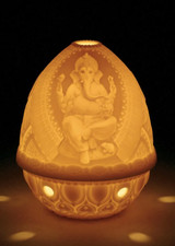 Lladro Lithophane Votive Light