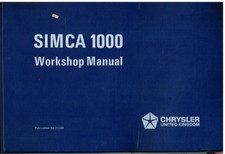 SIMCA 1000 SALOON (INCL