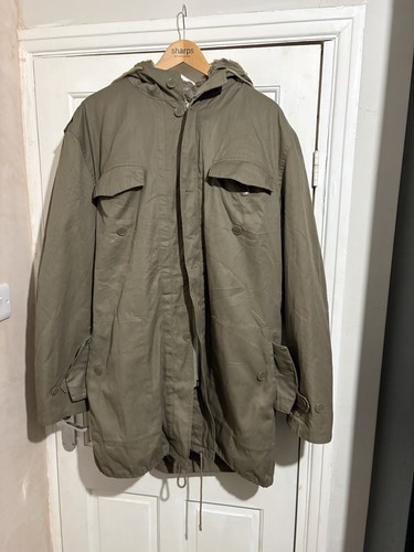 Vintage olive green parka coat - olive,