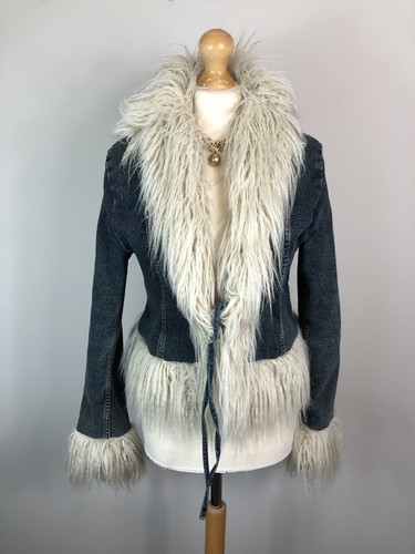 Denim afghan coat - h&m,