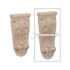 15 x Vintage Wooden Decorative Corbels Wall Mounted 1.97x0.67x3.94 Inch