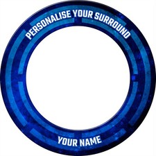 Personalised Code Blue Dartboard Surround Heavy Duty Dart Board Rubber