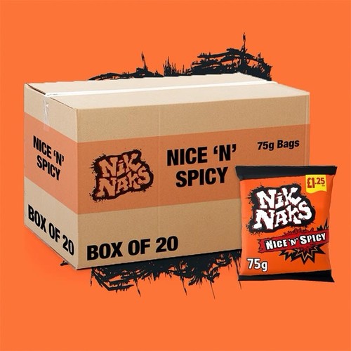 Nik naks crisps nice spicy - nice,