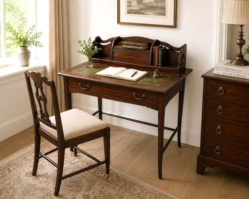 Victorian inlaid mahogany - victorian,
