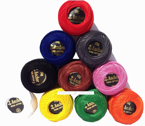 Anchor pearl cotton solid - anchor,