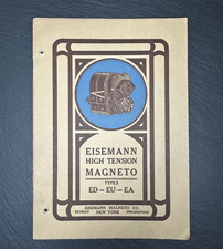 ANTIQUE EISEMANN HIGH TENSION MAGNETO TYPES ED-EU-EA CATALOG FP395