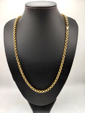 9ct YELLOW GOLD BELCHER LINK