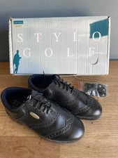 Ladies Stylo Profile Leather Golf Shoes Black Size UK 5.5 EU 39 (Unused)