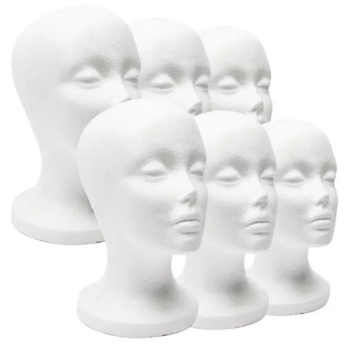 Polystyrene foam head dummy - polystyrene,
