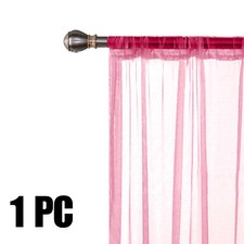 Single plain voile net - single,