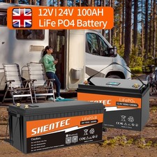 24V/12V 100AH LiFePO4 Battery