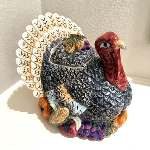 Colorful vintage turkey - colorful,