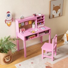 Kids Desk & Chair Set Wooden