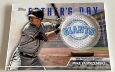 MLB Card - Mike Yastrzemski - Manufactured Patch - Topps Baseball Series Two 2023