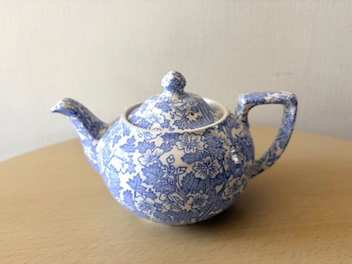 Burleigh blue burgess chintz - blue,