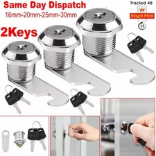 Cam Lock Locker Furniture Lock Post Mail Box Lock Camlock Cabinet Drawer Keys UK