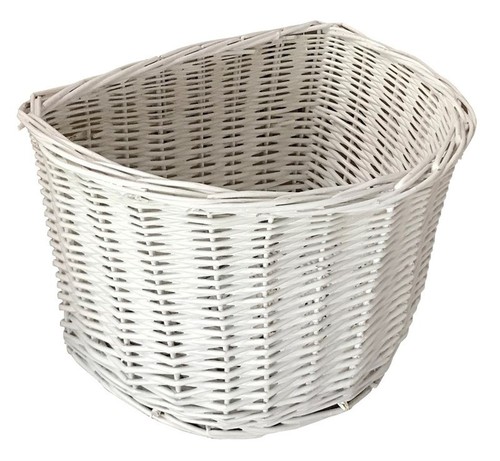 White d shape traditional - white, 16"