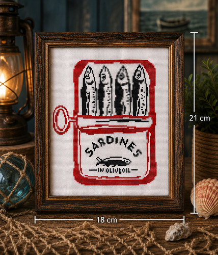 Counted cross stitch kit - cross,