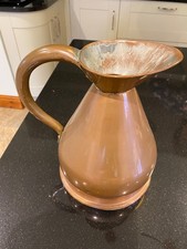 Antique Copper 1/2 gallon measuring Jug