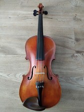 Old violin (w. sound video), probably Bohemian. Big full sound, high arched body