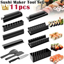 11Pcs DIY Sushi Maker Set Rice Roll Mold Kitchen Sushi Making Tool Kit Home