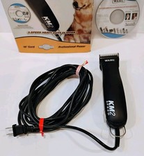 Wahl KM2 Speed Rotary Heavy Duty Professional Dog Cat Clippers 16' Cord Black 