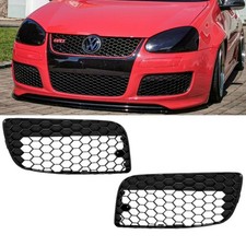 FOR VW Golf 5 MK5 Sport Bumper Fog Lights Cover Grill GTI +Clean EXCLUSIV GT Set