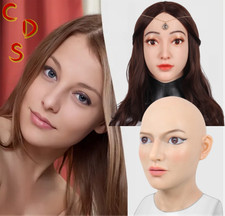 Silicone Female Realistic Head