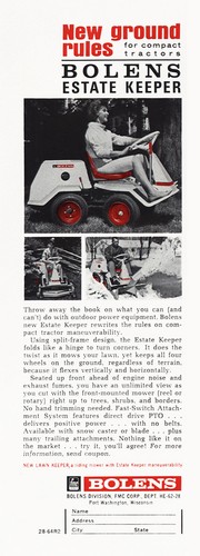 1964 bolens estate keeper - 1964,