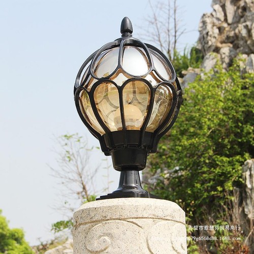 Outdoor pillar lights garden - outdoor,